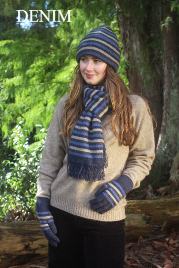 Merino Possum Stripe Beanie image 2